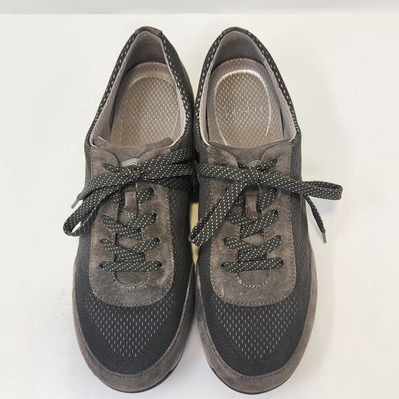 Dansko Women Hayes Gray Suede Mesh Casual Shoe Sneakers Size 41 US 10.5 Comfort - Picture 2 of 8